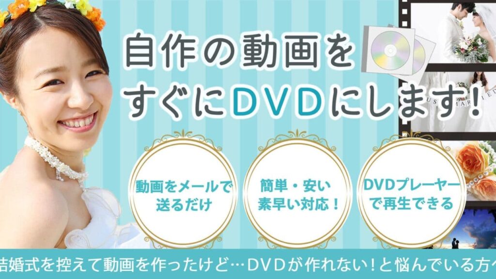 DVD書き込み専門店DVD Paint.comのDVD作成サービス案内